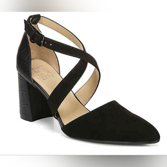 NATURALIZER Holland Black Heels - Size 8 - Picture 1 of 9